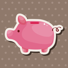 piggybank theme elements