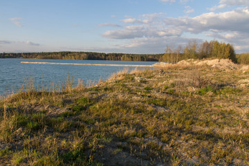 lake in spring