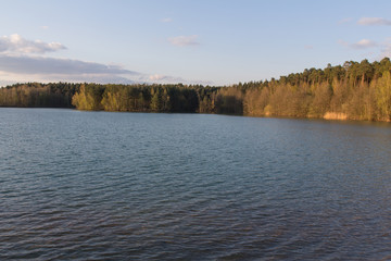 lake in spring