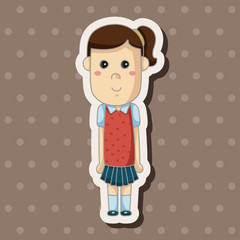 family girl character theme elements