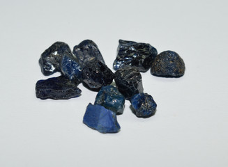 Blue Sapphire raw gemstones