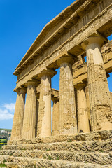 Concordia Temple. Valley of the Temples, Agrigento on Sicily, It