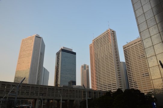 Bankenviertel mit Bürogebäuden - Tokio, Japan