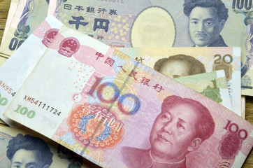 日本円 日圓 人民币 人民元 Japanese yen Renminbi Yuan
