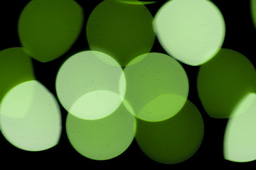 abstract green coloured circles