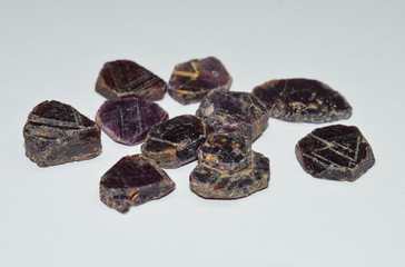 Ruby gemstones