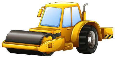 Naklejka premium Steam roller