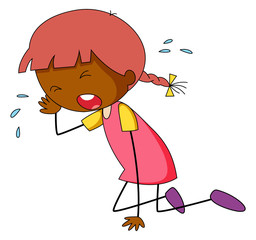Girl crying