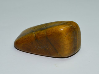 Tigereye tubmled gemstone