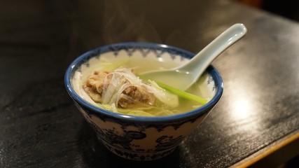 Cow oxtail soup