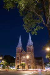 Fototapeta na wymiar Notre-Dame Saigon Basilica