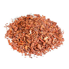 Root of Rubia Tinctorum (for medical use) isolated on white back