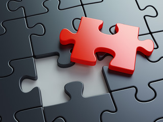 Fototapeta premium Missing puzzle piece