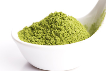 Young barley grass. Detox superfood.