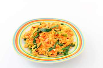 人参の野菜炒め