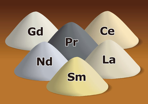 Rare Earth Elements(REE) Image Illustration