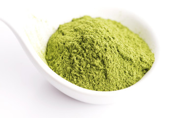 Young barley grass. Detox superfood.