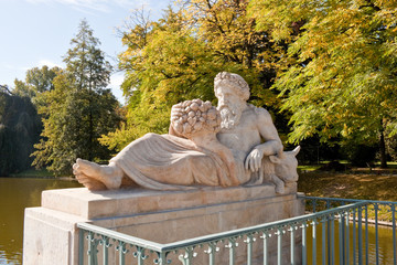 Allegory of the Bug River in Royal Baths Park, Warsaw