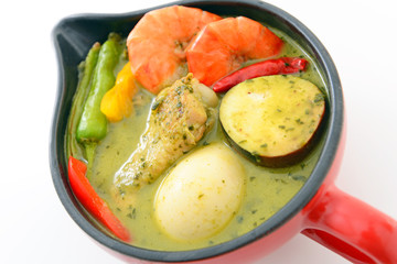 おいしそうなグリーンカレー