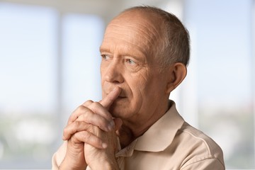 Men. Deep in thoughts