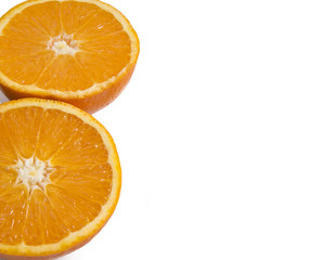 Half of the orange