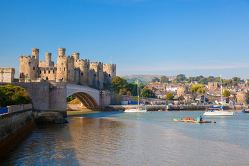 Conwy Castle in Wales, United Kingdom, series of Walesh castles - 82231005