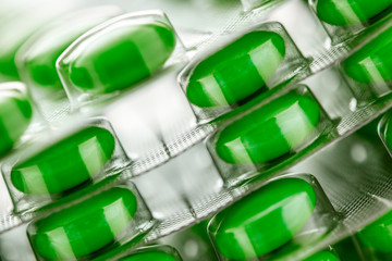 Tablets in plastic packing