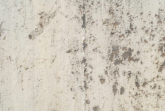 chipped paint on an old wooden wall texture background