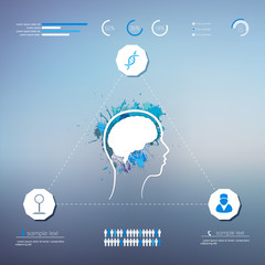 Medical, health and healthcare icons and infographic