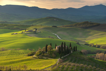 Beautiful image of the Tuscany countryside
