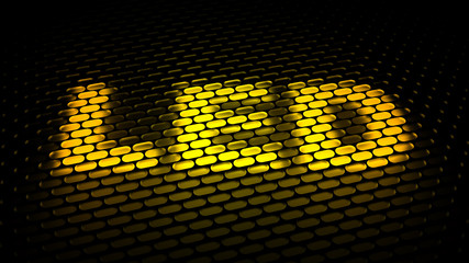 Light-emitting diode (LED) sign