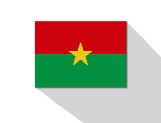 burkina faso long shadow flag