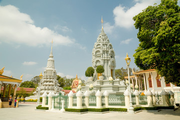 Fototapeta premium Cambodia Royal Palace, stupa