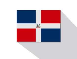 dominican republic long shadow flag