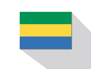 gabon long shadow flag