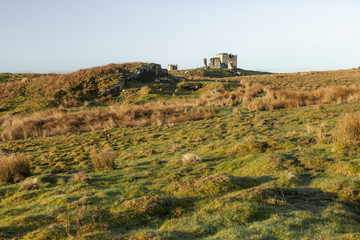 Ruins of Rothley Castle, Northumberland, England.