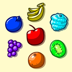 Fruits Icons Set