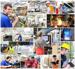 Berufe/ Arbeiter in der Industrie - Logistik - Handwerk