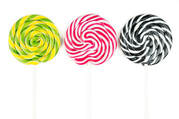 Multicolor lollipop birthday party © jan_S