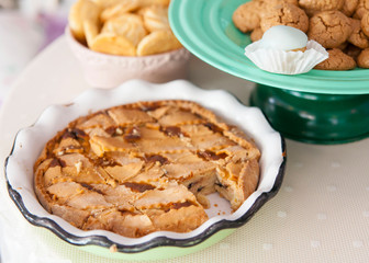 rustic homemade pie