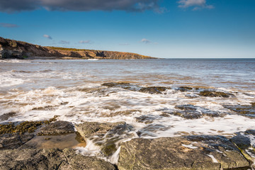 Incoming tide at Cullernose Point