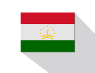 tajikistan long shadow flag