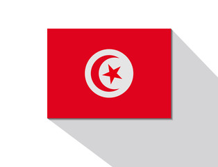 tunisia long shadow flag