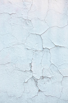 white painted shabby shaken white wall facture surface