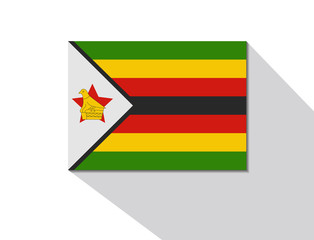 zimbabwe long shadow flag
