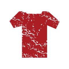 Red grunge tee shirt logo