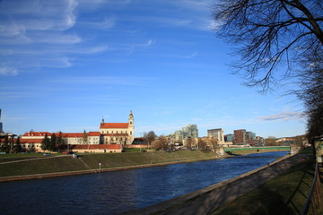 Right bank of the Neris,Vilnius