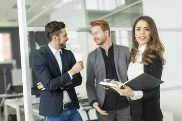 Young people in the office