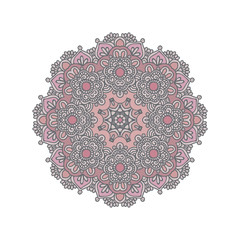 Mandala, east ornament. Vector illustration