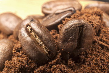 roasted coffee beans